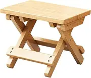 WeiLaiKeQi Folding Stool Wooden Compact Outdoor Foldable Stool for Hiking Picnic Patio