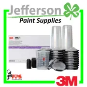 3M 26024 Series 2.0 PPS Spray Cup System Kit 850ml 200 Micron 50 Lids & Liners