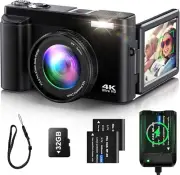 4K Digital Camera for Photography Autofocus, Upgraded 48MP Vlogging Camera