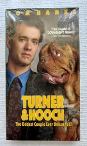 Tom Hanks in "Turner & Hooch" Touchstone Home Video VHS, sealed unopened NEW