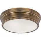 Maxim Lighting 22371SWNAB Fairmont Flush Mount Natural Aged Brass