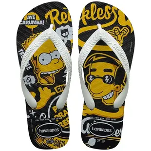 havaianas 哈瓦士 巴西人字拖 男款 Simpsons 辛普森 霸子 涼鞋 拖鞋 夾腳拖 海灘鞋【南風百貨】