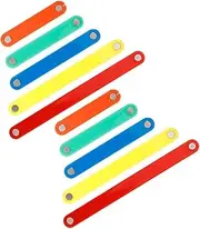 BESPORTBLE Learning Tool 10pcs Geometric Strips Magnetic Whiteboard Build Shapes Enhance Math Skills