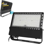 LED Stadium Lights,240W LED Flood Light Outdoor with Dusk to Dawn Photocell Sens