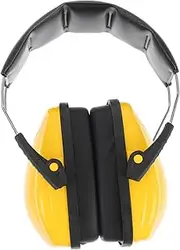 DOITOOL Soundproof Hearing Ear Muffs Sleep Headphones Ear Warmers Ear Protection Headphones Over Ear Headphones Ear Muffs Ear Muffs Winter Iron Black