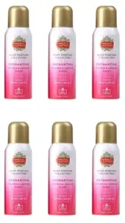 6 X Imperial Leather 120mL Body Perfume Enchanting Freesia Jasmine Body Spray