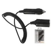 AERPRO Car Cigarette Lighter Plug Male to Socket Female Extension 10A CurlyCord