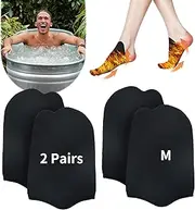 2 Pairs Ice Bath Toe Socks, Cold Plunge Toe Covers, Ice Bath Toe Booties Cold Plunge Toe Booties, Cold Plunge Tub Accessories, Reusable Neoprene Toe Warmers for Ice Baths and Cold Plunge at Home