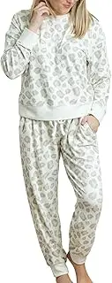 Mary Square Women's Casual Loungewear Outfit, Sophie Style Pullover and Pant Set, LuxSoft Fabric