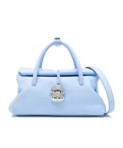 Double handle shoulder bag One size Blue