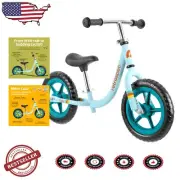 Safe & Stylish 12" Balance Bike for Toddlers 18 Months - 3 Years - Powder Blue