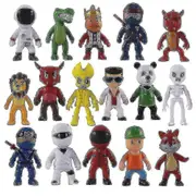 16pcs/set Stumble Guys Series Mini Action Figures compatible Boys Girls Kids Game Collectible Model Decoration Birthday Gifts