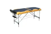 YES4HOMES 2 Fold Portable Aluminium Massage Table Massage Bed Beauty Therapy