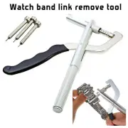 Handheld Watch Bracelet Link Remover Tool Strap Chain Pins Bar Pliers Repair Kit