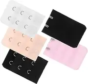 [ROMISBABA] 5Pcs Hook Extender for Women Extension Straps Reduces Tightness From Weight Gain Pregnancy Random Color Assortment for Oddly Sized Bras