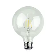 LED Filament Dimmable Globes G95 E27 4W Set of 2