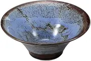 American Glaze Blue Kiritatsu 7.0 Rice Bowl (8.5 x 8.5 x 3.5 inches (21.7 x 21.7 x 8.8 cm) | Setomonohonpo
