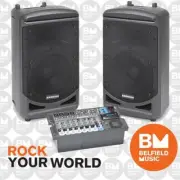 Samson Expedition XP1000 Portable PA System Speaker & Mixer 1000w w/ Bluetooth