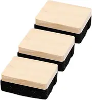 Angoily 3pcs Lightweight Chalkboard Erasers Felt Blackboard Cleaners for School Office Compact Easy to Carry for Meetings Presentations