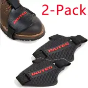 2-Pack Motorcycle Shoe Boots Protector Shift Shoes Boot Cover Protective Gear