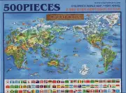 Children's World Map 500 Piece Puzzle