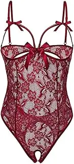 [Generic] Sexy Lingerie with Stockings Plus Size Sexy Lace Women Matching Couple Underwear Set