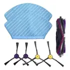 Sweeping Brushes and Mop Cloths Compatible with For Fakir R S 770 Vacuums
