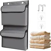 Wall Basket Organizer - Clothing Wall Organizer Storage Bag - Large Capacity Waterproof Box for Home, School, Dormitory, Bedroom, Clothing, Shoe