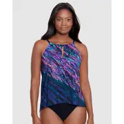Miraclesuit Swim Mood Ring Slimming Peephole High Neck Tankini