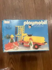 1978 Geobra Playmobil System 3502 Tank Harrow and Shovel for Tractor New!