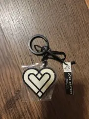 Love Bravery Heart Key Chain Key Ring Lady Gaga Elton John NWT