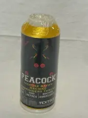 HM Textile Peacock Cone Machine Embroidery Thread 3000 M #N1125 Light Topaz