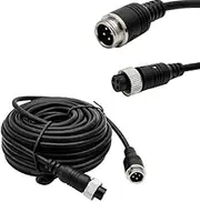 4 pin Aviation Video Extension Cable 1M 2M 5M 6M 8M 10M 15M 20M for CCD Backup Camera Camping Trailer(2M)
