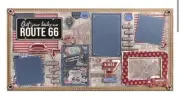 Route 66 Scrapbook layout kit by Scrap Collections USA