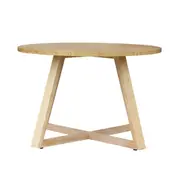 CHOTTO - Juji Round Top Coffee Table - Wood - 70cm