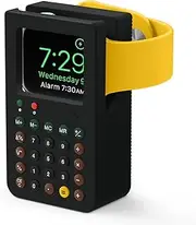 elago W8 Charger Stand Compatible with Apple Watch 10/9/8/7/6/5/4/3/2/1/SE [46mm, 45mm, 44mm, 42mm, 41mm, 40mm, 38mm], Charging Dock Station, Nightstand Mode, Cable Management (Black)