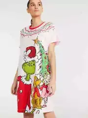 NWT Peter Alexander women Size 2+ Grinch Nightie night dress