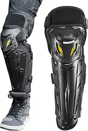 Motorcycle Knee Pads - Adjustable Knee Protector | Reusable Leg Shield, Lightweight Racing Gear for Outdoor Activities, Adventure