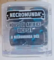 House of Artifice Dice Set-NIB-OOP-Van Saar Gang-Necromunda-Warhammer 40k