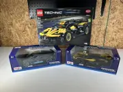 Brand New Lego Technic Bugatti Bolide Set And 2 Die Cast Bugatti Cars