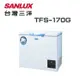 【SANLUX 台灣三洋】TFS-170G 170L 超低溫-60℃冷凍櫃(含基本安裝)