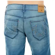 True Religion Men's Geno Slim Stretch Jeans in Dark Hypnotic Size 44