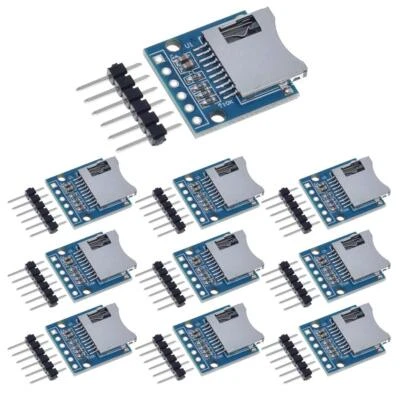 10PCS Micro SD SDHC TF Card Adapter Reader Module with SPI Interface Level Co...