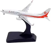 Pre-Built Model Aircraft 1:400 Scale Okay Airways for Boeing 737-800 B-5571 Aircraft Model 9CM Diecast Plane Replica for Aviation Collector Miniature Airplane Model