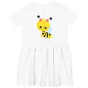 Inktastic Cute Bee, Little Bee, Honey Bee, Flowers Toddler Dress Bumble Animals