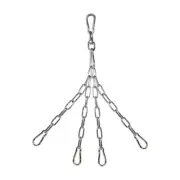 Strong Bag Hanger Stainless Steel Swivels Chain with 4 Snapping Hook