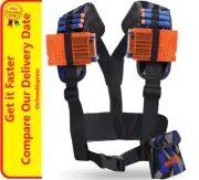 Nerf Elite Utility Vest for Blaster & Dart Adjustable Straps Clips Outdoor