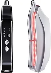 Electric Fascia Knife Scraper Gua Sha Tool, 4 Modes - Red Light + Purple + Blue + Heating + Micro + Vibration - 3-Level Adjustment - USB Charging, Muscle Relaxation Tool, Fascia Massager