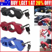 Motorbike Motorcycle Handlebar Throttle Grip Lock Anti-theft Brake Level Lock