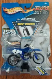 Hot Wheels Moto Core Moto X YZ250 King Jeremy Mcgrath 10X Champ MXS Dirt Bike